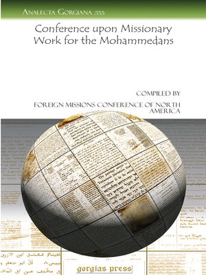 cover image of Conference upon Missionary Work for the Mohammedans